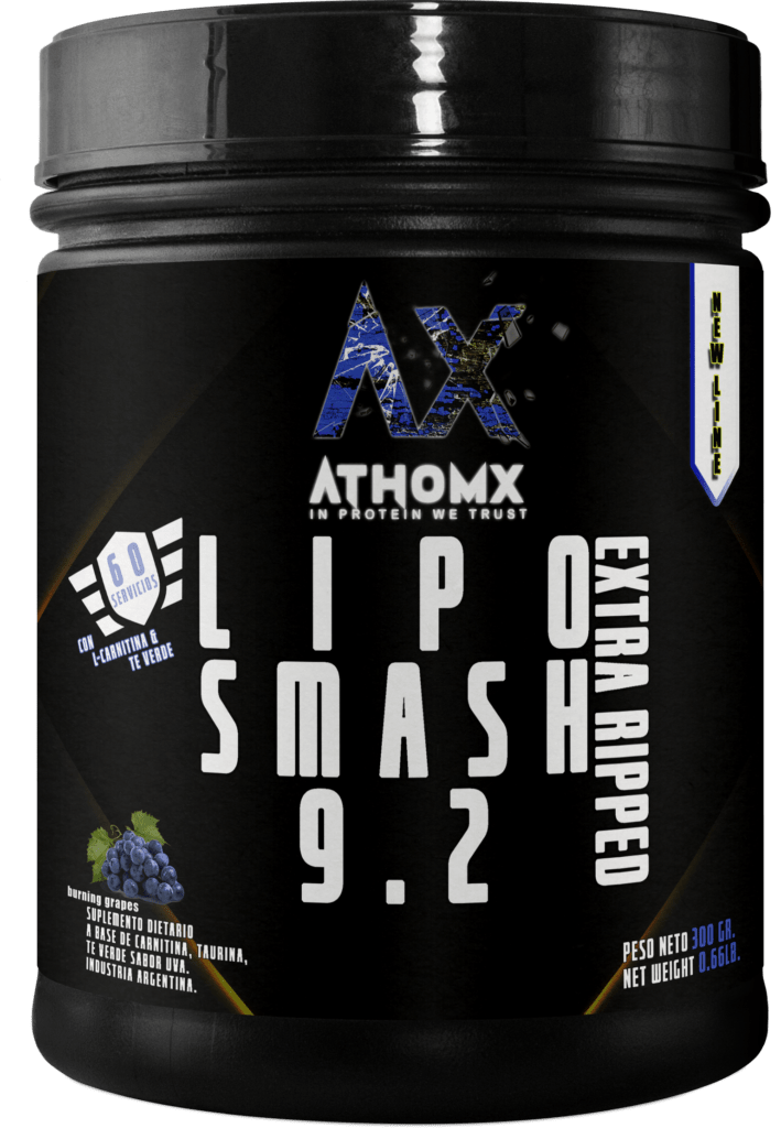 Lipo Smash 9.2 Ripped AthomX Quemador de Grasas Premium 300 Gr