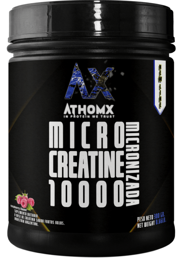 Micro Creatine 10000 AthomX Creatina Micronizada 300 Gr