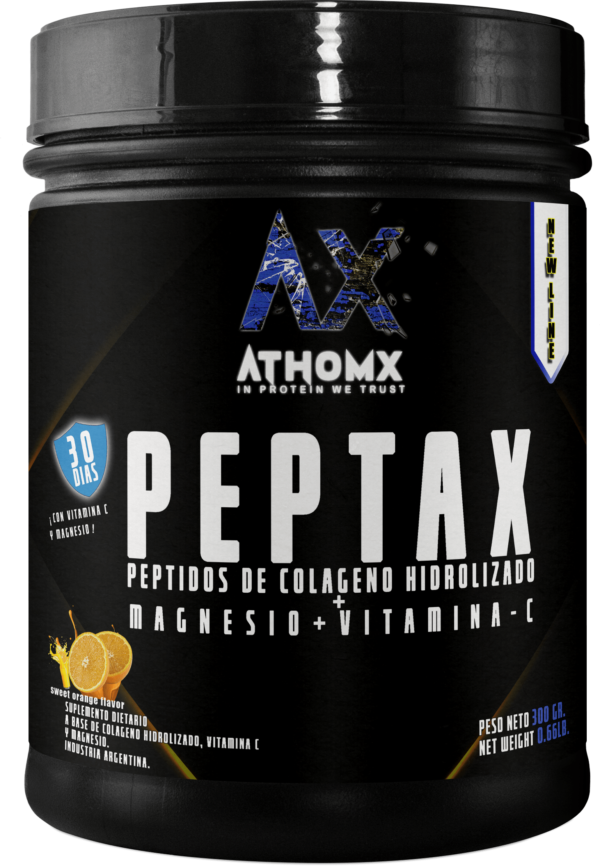 PeptaX Peptidos Colageno Hidrolizado con Magnesio y Vitamina C AthomX 30 dias
