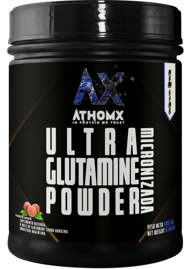 Ultra Glutamine Powder Micronized AthomX 60 Servings 300 Gr