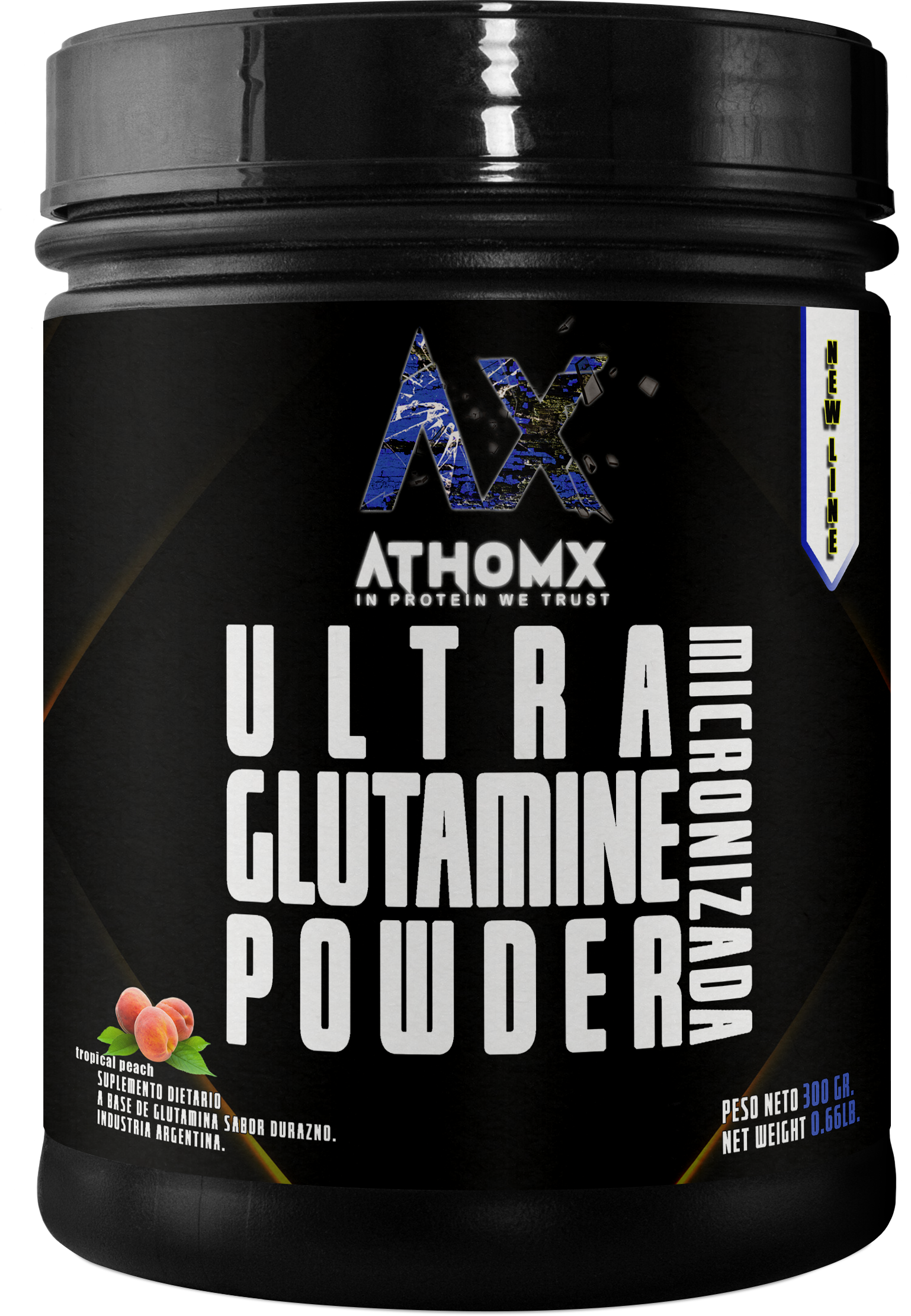 Ultra Glutamine Powder Micronized AthomX 60 Servings 300 Gr