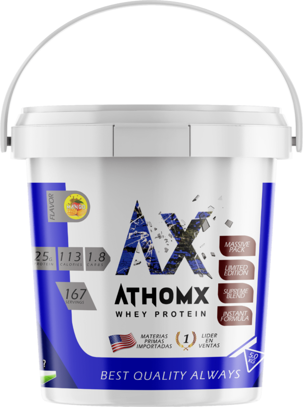 Whey Protein 80% Concentrada Balde 5 Kg